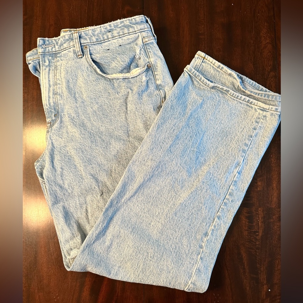 Abercrombie High rise 90s Relaxed Curve Love Jeans Long